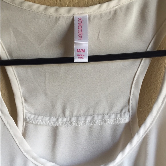 Sheer cream tank! - Picture 2 of 2