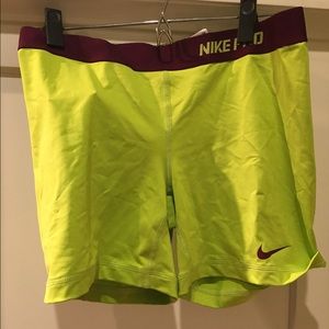 Nike pro sliders/spandex