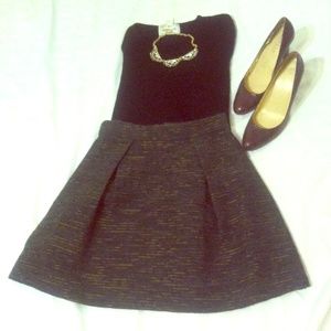 Mackage grey mini sexy wool career work skirt 2