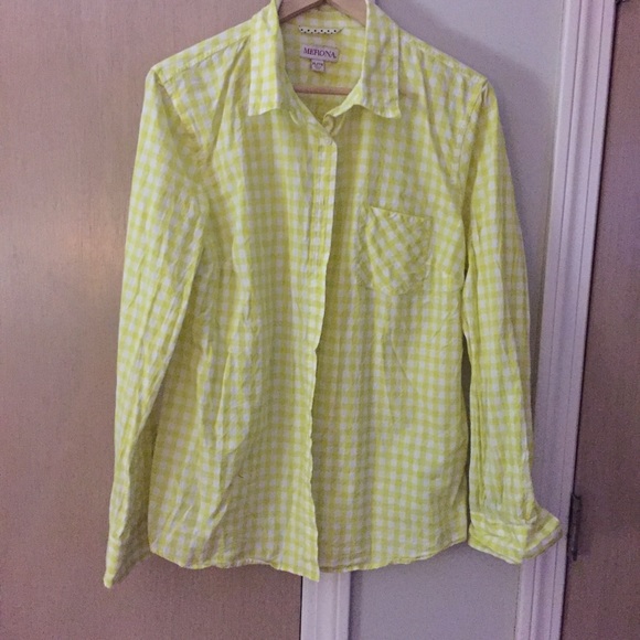 Gingham button down