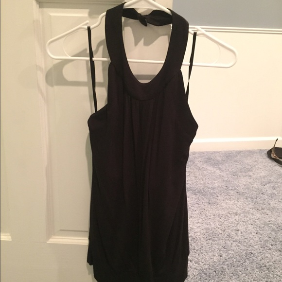 Black halter top