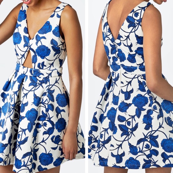 Floral cutout TOPSHOP dress