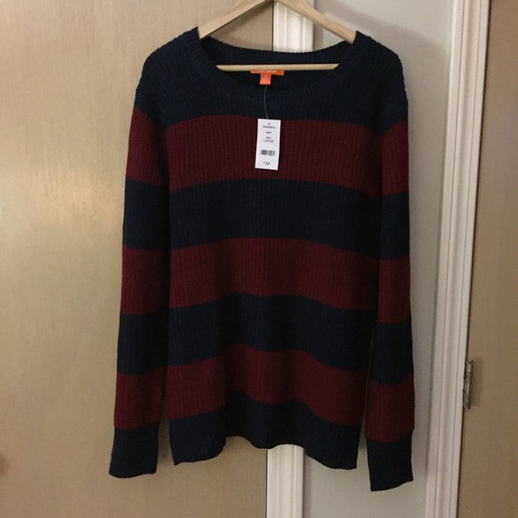 Striped boyfriend sweater