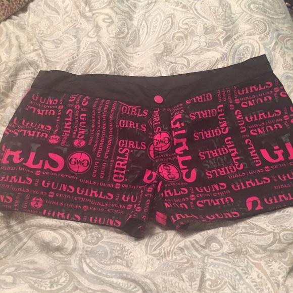 GWG Girls with guns reversible shorts