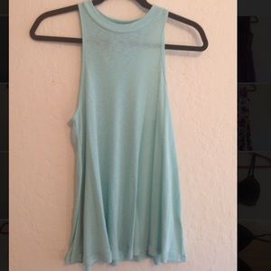 Free People baby blue top