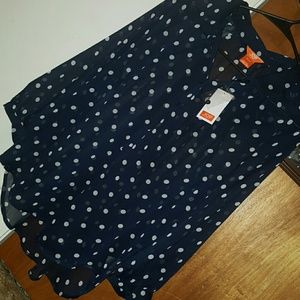 Chiffon Polka Dot blouse