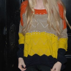 Colorful fall sweater!!!