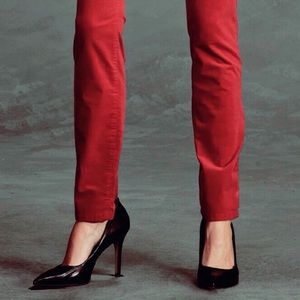 CAbi Crimson Cord Pants, Small 2