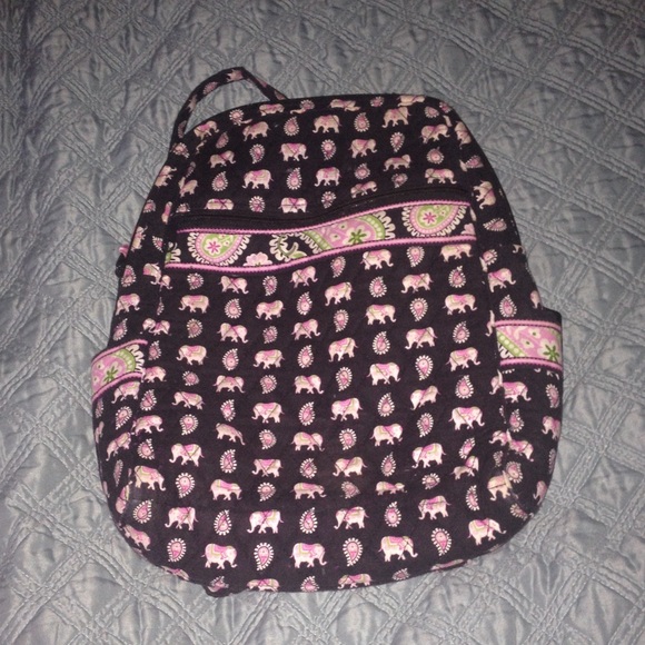 Small Pink Elephants Vera Bradley Backpack!