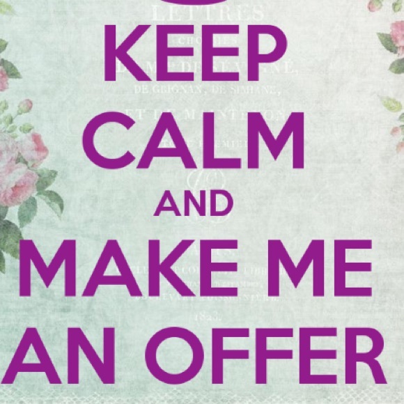 Offers are welcomed!