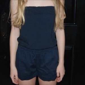 NAVY ROMPER