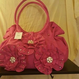 Rhinestones hobo bag