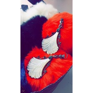 MOTHER OF PEARL EARRINGS!