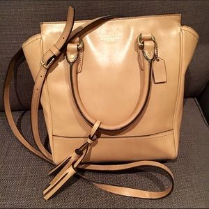 Coach Tan Leather Crossbody Bag