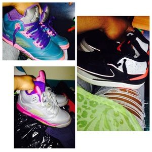 Tiffany 5's Size 5y Grey 5's Size 4 1/2 Infrared 2