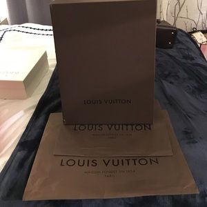 Louis Vuitton big handbag box and bag
