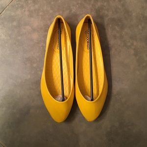Yellow Ballet Flats