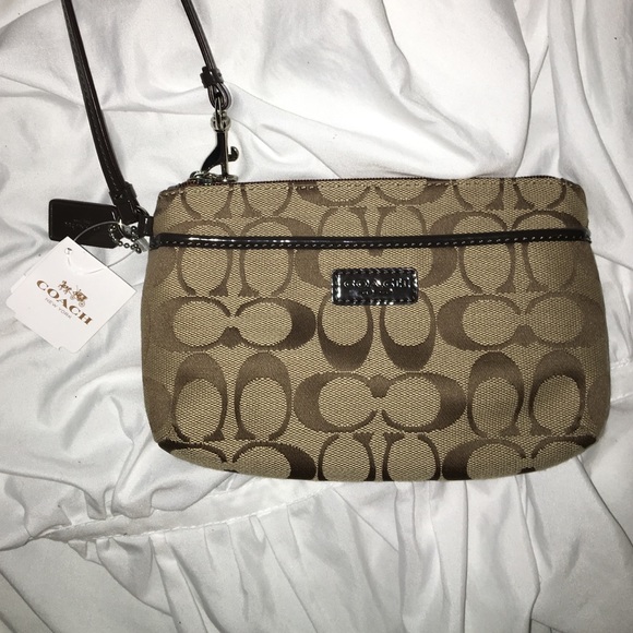 Authentic Brand New Coach Wristlet