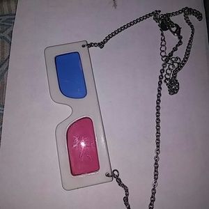 3-D Glasses Necklace
