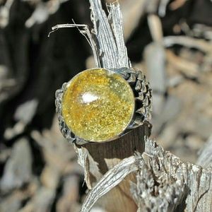 Ring original design 950 silver handmade