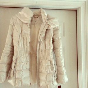 Laundry Puffer Coat Pearl White New with Tags!