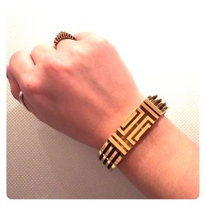 Tory Burch for FitBit metal hinge bracelet