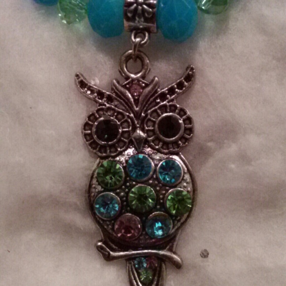 Final sale!Owl bead bracelet - Picture 2 of 4