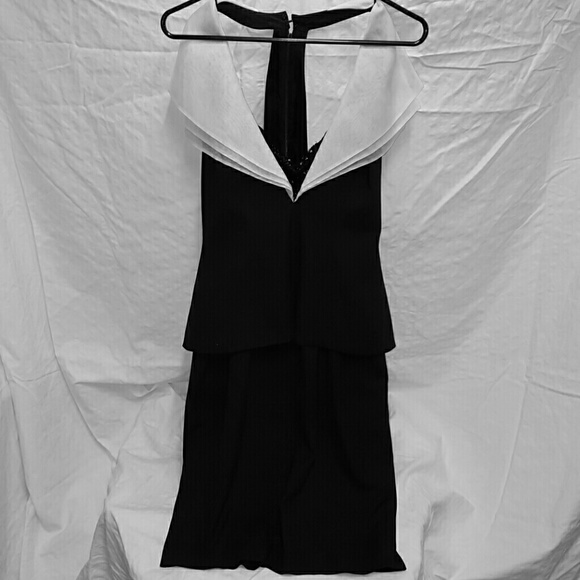 Beautiful black and white dress