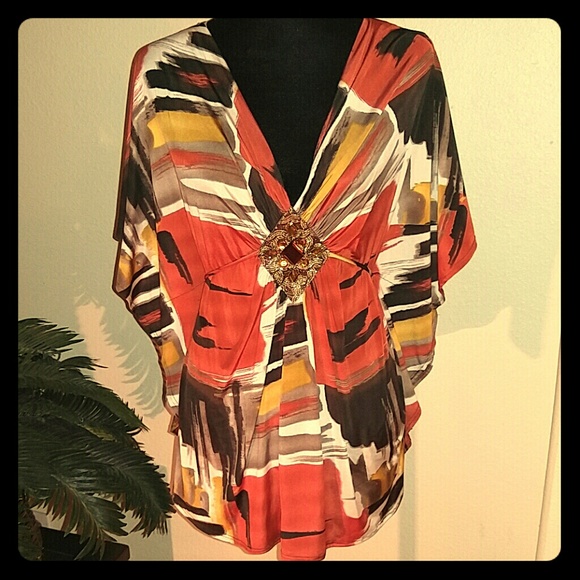 Flirty Multi-color blouse