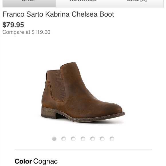 BRAND NEW Franco Sarto Chelsea Boots