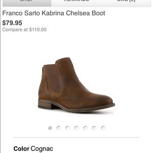 BRAND NEW Franco Sarto Chelsea Boots