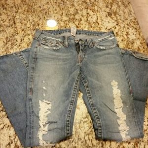 True Religion Joey distressed denim