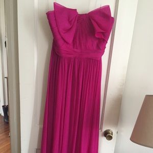 Pink Marchesa Notte formal chiffon gown- lovely!