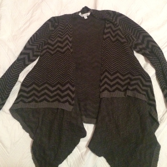 Chevron pattern cardigan