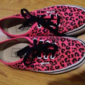 Vans pink leopard cheetah