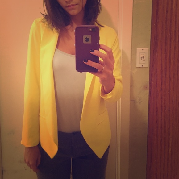 Alfani Yellow Blazer