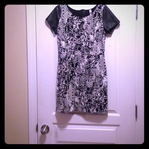 Black and white dress