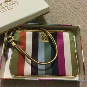 DISCONTINUED COACH Multicolor wristlet