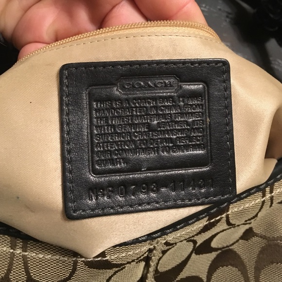 Coach signature c brown shoulder bag ❤️ - Picture 3 of 4