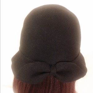 Vintage Wool Round Cloche Hat