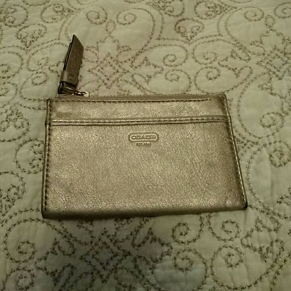 COACH Mini Card Holder Keychain