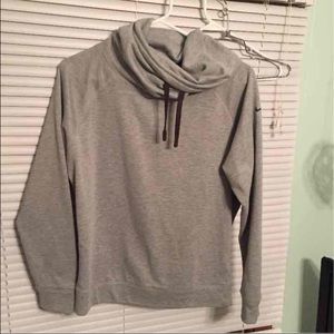 Nike dri fit cowl neck sweatshirt