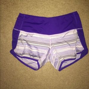 Lululemon purple shorts