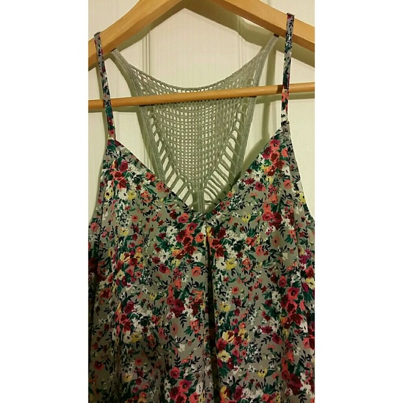 NWOT Nine Bird Gray Floral Dress