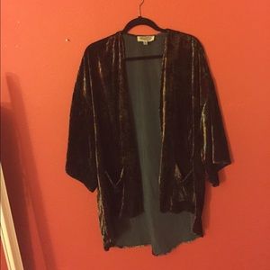Urban Outfitters Ecote Velvet Kimono
