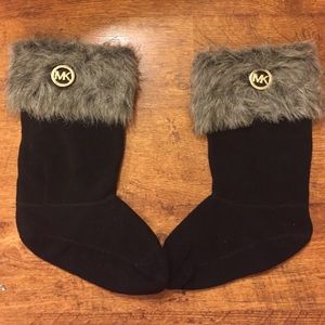 Michael Kors cuff sock (dark grey)
