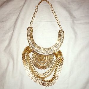Gold Statement Necklace
