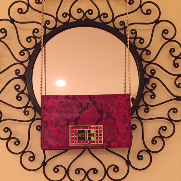❣️NWT❣️MICHAEL KORS❤️RED❤️ Ellie Flap Over PURSE - Picture 2 of 8