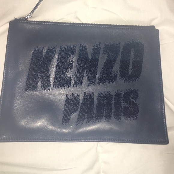 Kenzo blue clutch