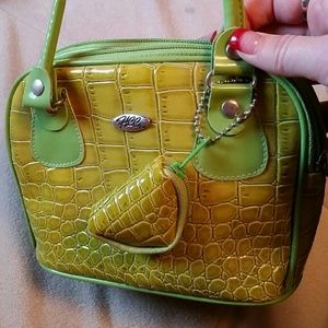 Green mini handbag